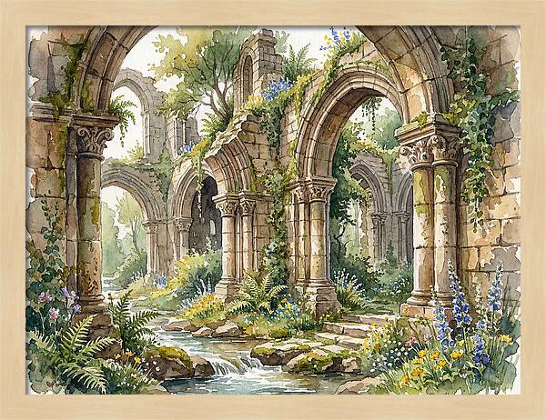 Stone Ruins Amidst Nature