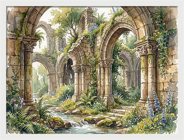 Stone Ruins Amidst Nature