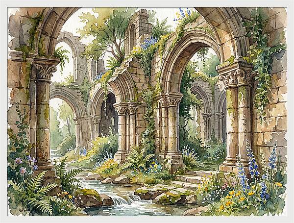 Stone Ruins Amidst Nature