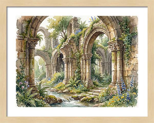 Stone Ruins Amidst Nature