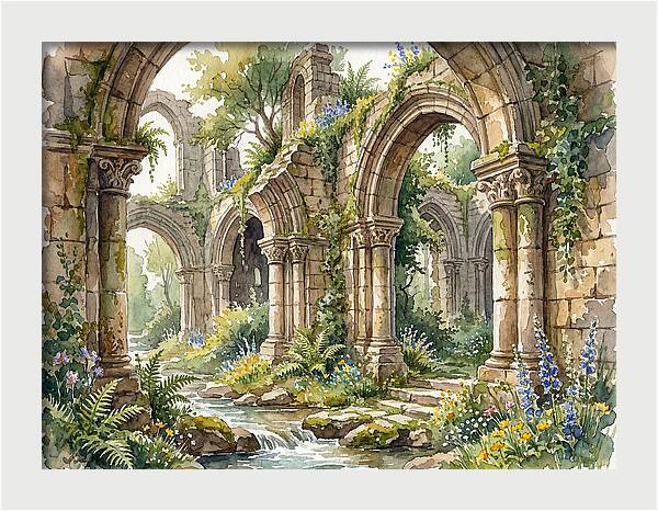 Stone Ruins Amidst Nature