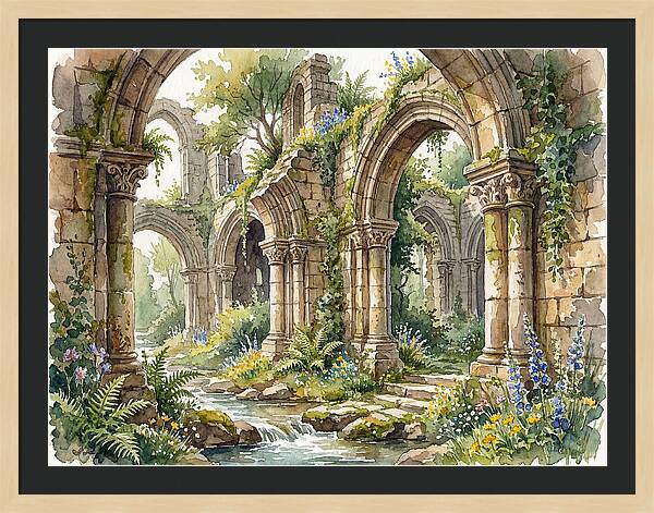 Stone Ruins Amidst Nature