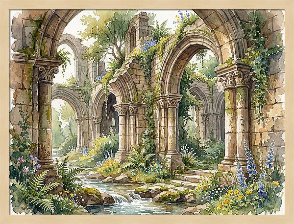 Stone Ruins Amidst Nature