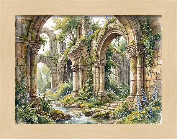 Stone Ruins Amidst Nature