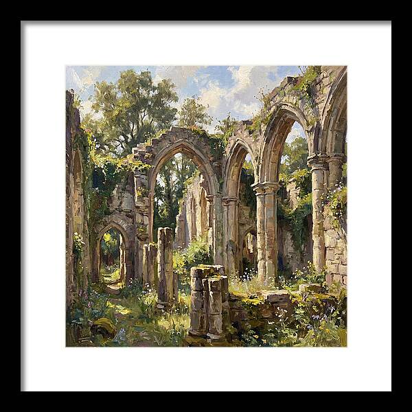 Stone Ruins In Nature
