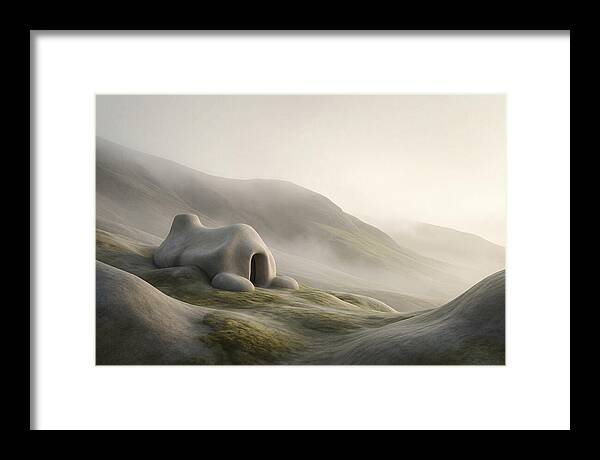Stone Shepherd Hut On Remote Mountainside