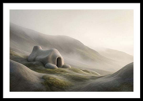 Stone Shepherd Hut On Remote Mountainside
