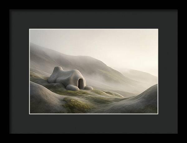 Stone Shepherd Hut On Remote Mountainside