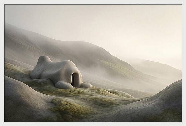 Stone Shepherd Hut On Remote Mountainside