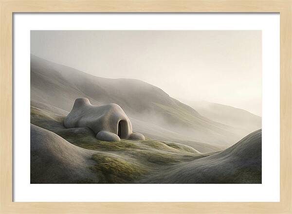 Stone Shepherd Hut On Remote Mountainside