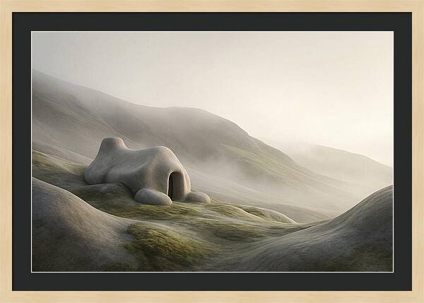 Stone Shepherd Hut On Remote Mountainside