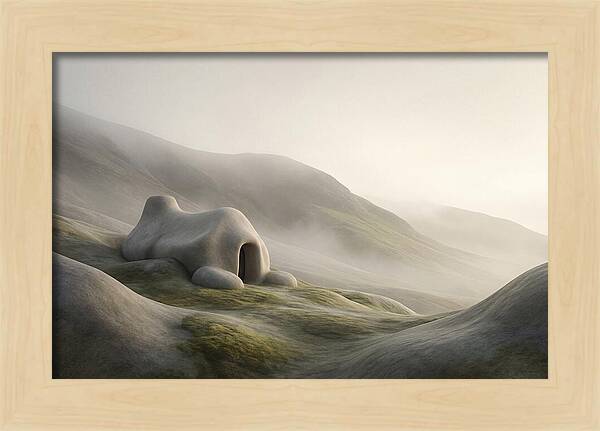 Stone Shepherd Hut On Remote Mountainside