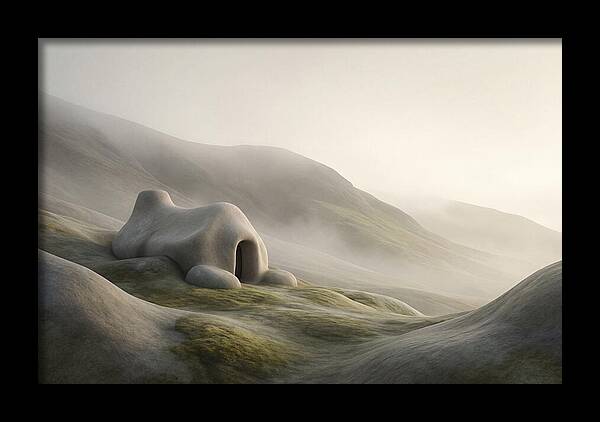 Stone Shepherd Hut On Remote Mountainside
