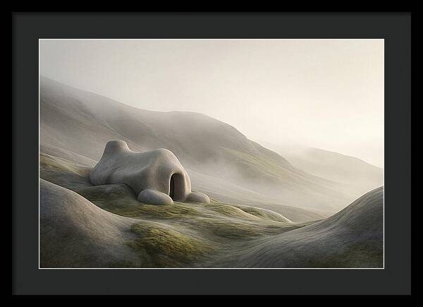 Stone Shepherd Hut On Remote Mountainside