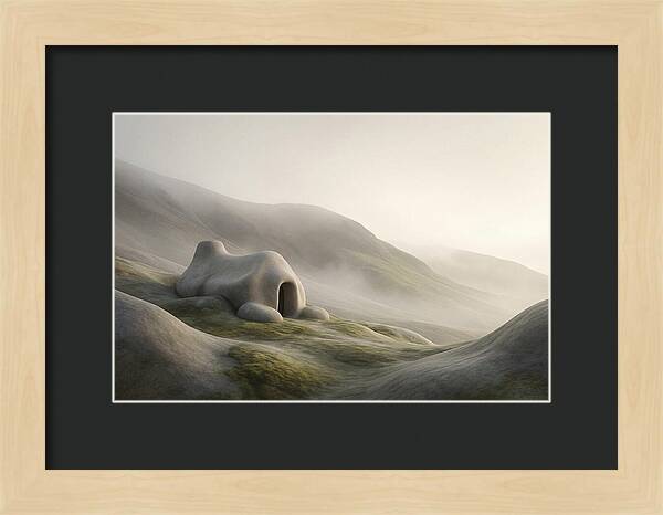 Stone Shepherd Hut On Remote Mountainside