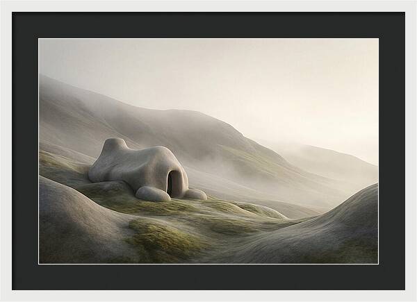 Stone Shepherd Hut On Remote Mountainside
