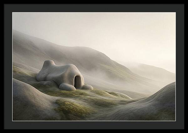 Stone Shepherd Hut On Remote Mountainside