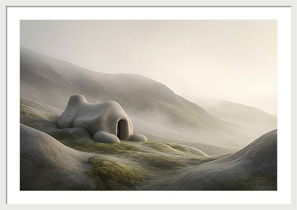 Stone Shepherd Hut On Remote Mountainside