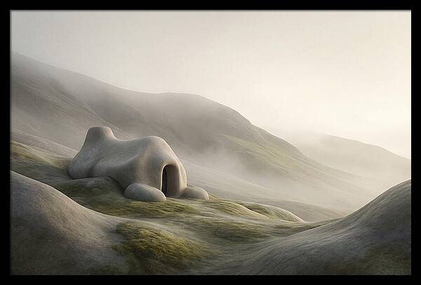 Stone Shepherd Hut On Remote Mountainside