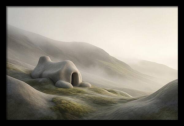 Stone Shepherd Hut On Remote Mountainside
