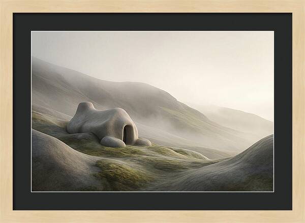 Stone Shepherd Hut On Remote Mountainside