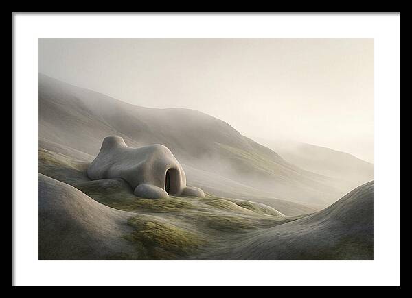 Stone Shepherd Hut On Remote Mountainside