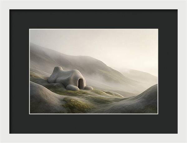 Stone Shepherd Hut On Remote Mountainside