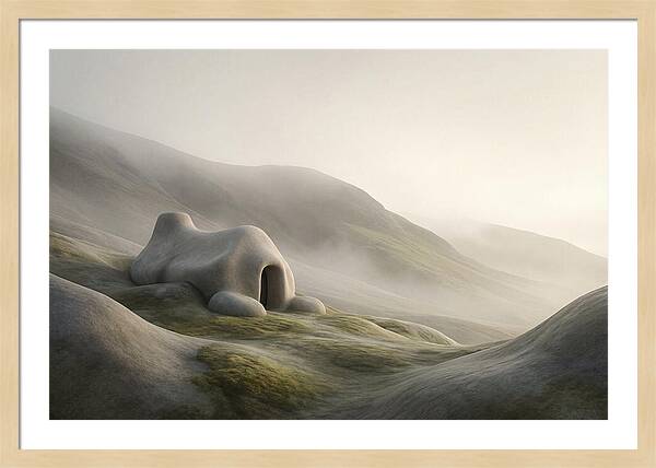 Stone Shepherd Hut On Remote Mountainside