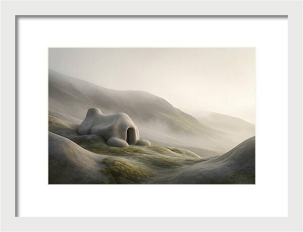 Stone Shepherd Hut On Remote Mountainside