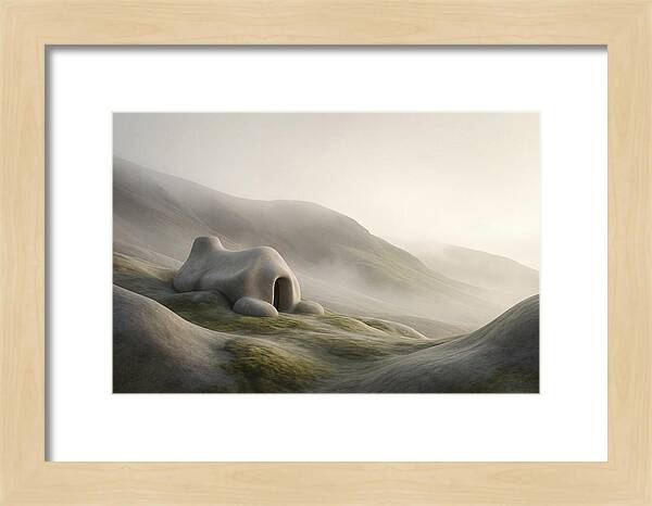 Stone Shepherd Hut On Remote Mountainside