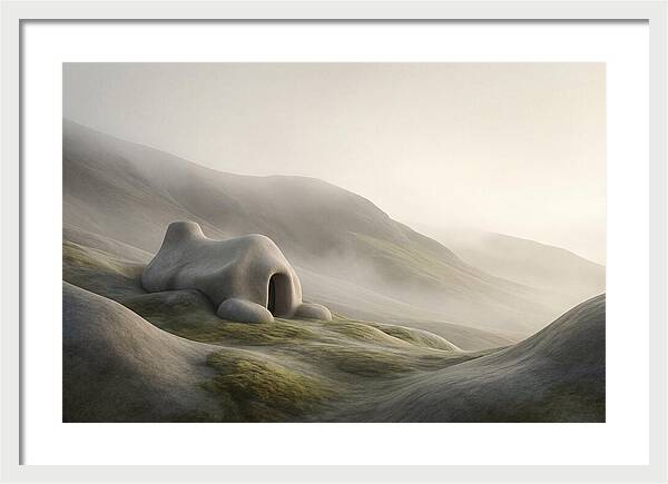 Stone Shepherd Hut On Remote Mountainside