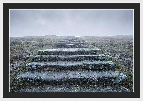 Stone Steps Worn Smooth By Centuries