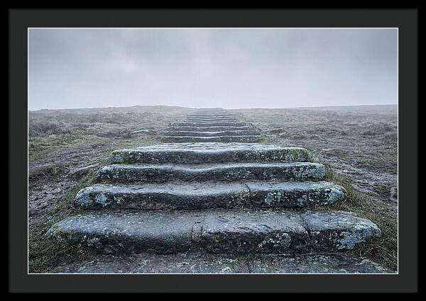 Stone Steps Worn Smooth By Centuries