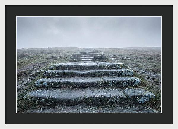 Stone Steps Worn Smooth By Centuries