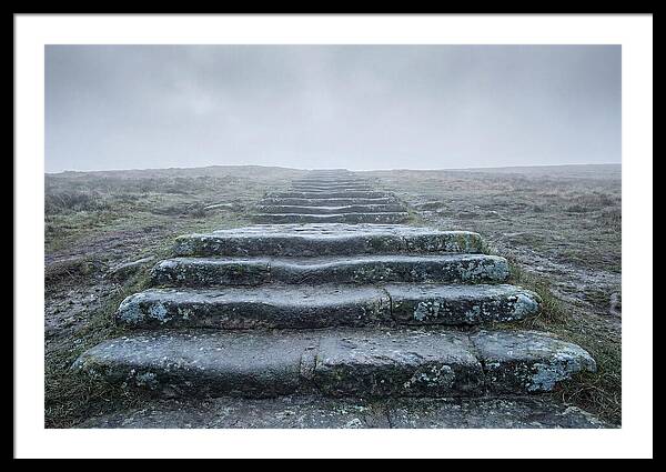 Stone Steps Worn Smooth By Centuries