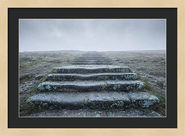 Stone Steps Worn Smooth By Centuries