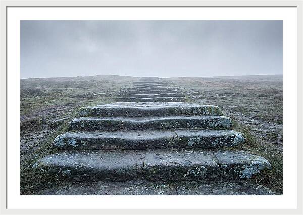 Stone Steps Worn Smooth By Centuries