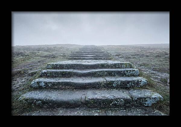 Stone Steps Worn Smooth By Centuries