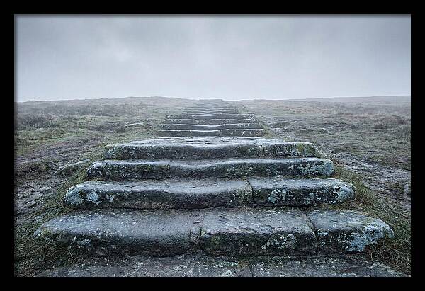 Stone Steps Worn Smooth By Centuries