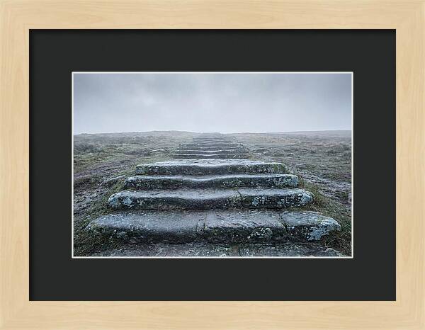Stone Steps Worn Smooth By Centuries