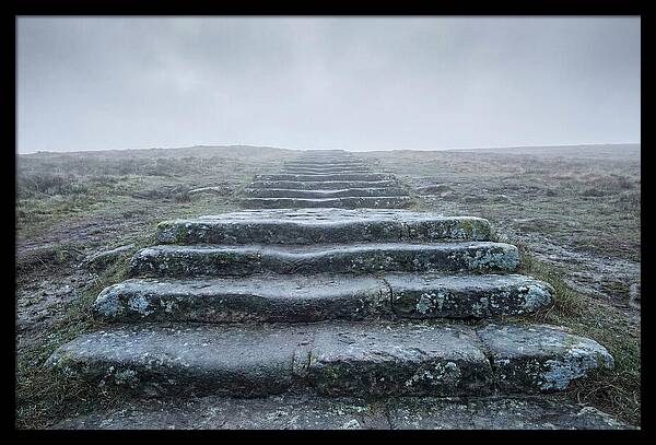 Stone Steps Worn Smooth By Centuries