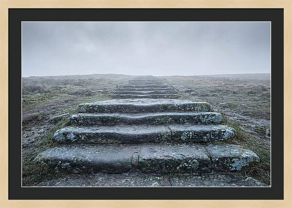 Stone Steps Worn Smooth By Centuries