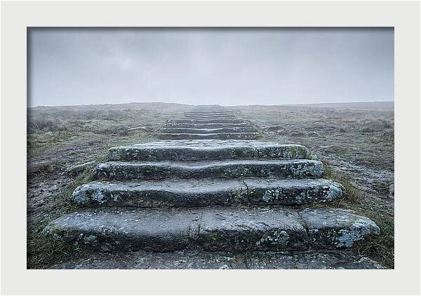 Stone Steps Worn Smooth By Centuries