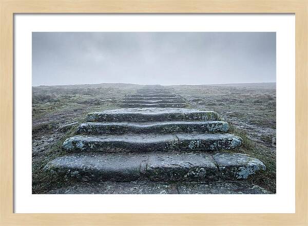Stone Steps Worn Smooth By Centuries