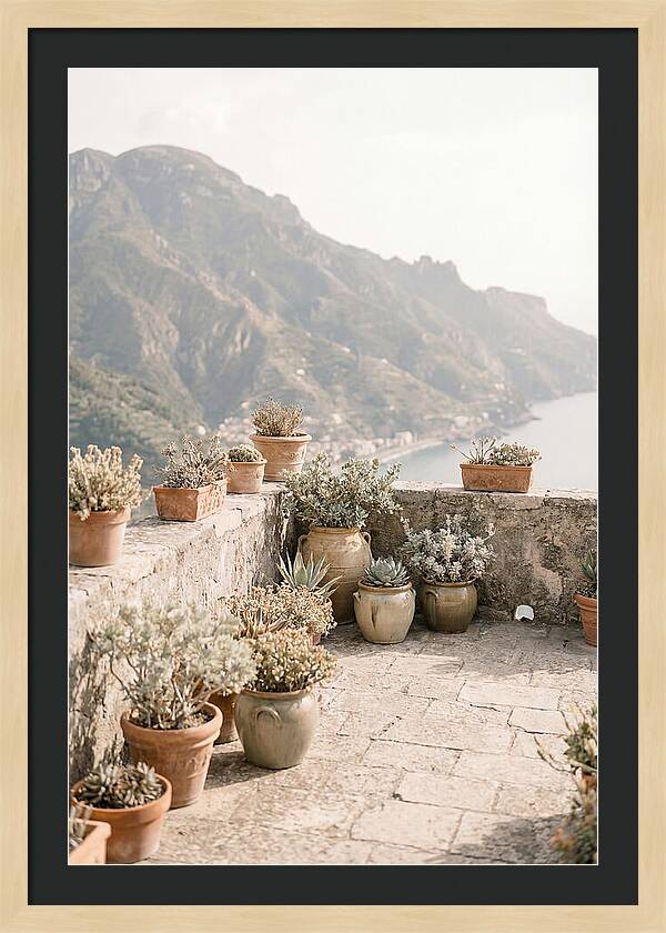 Stone Terrace Garden Serenity