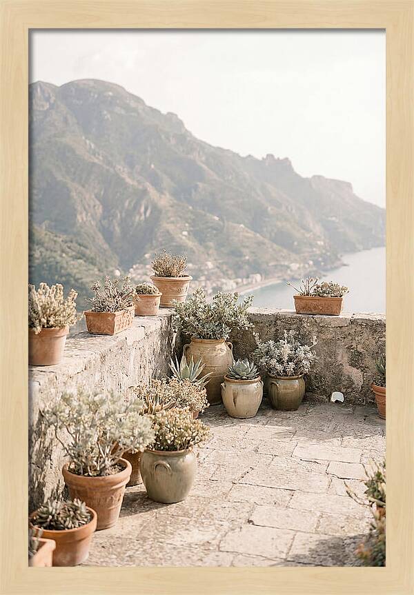 Stone Terrace Garden Serenity