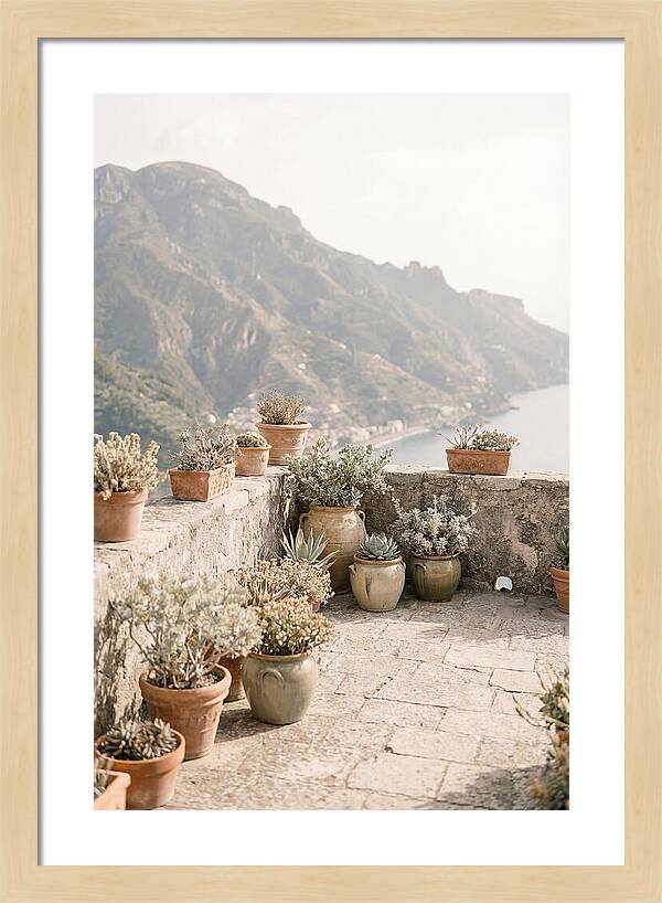 Stone Terrace Garden Serenity