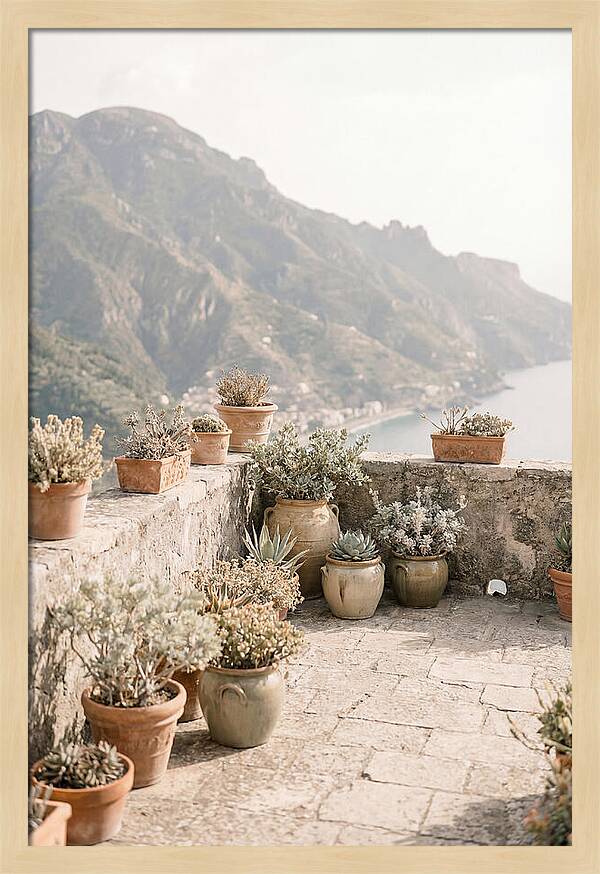 Stone Terrace Garden Serenity