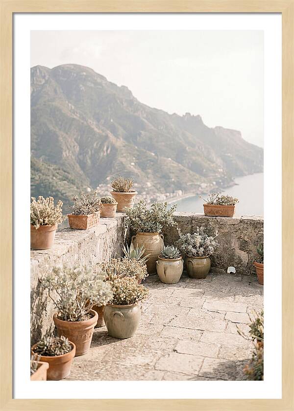 Stone Terrace Garden Serenity