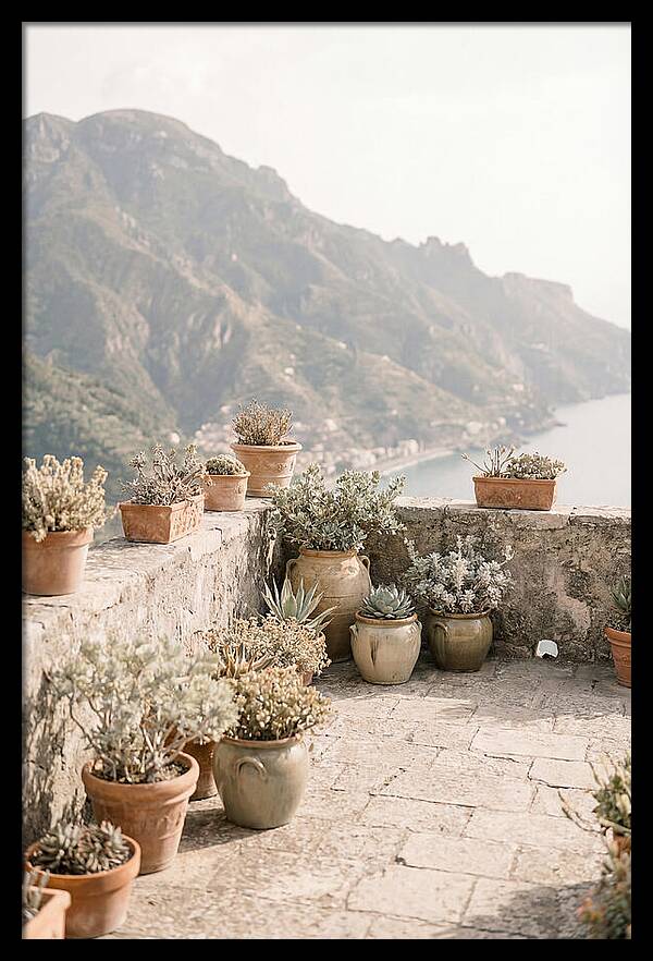 Stone Terrace Garden Serenity